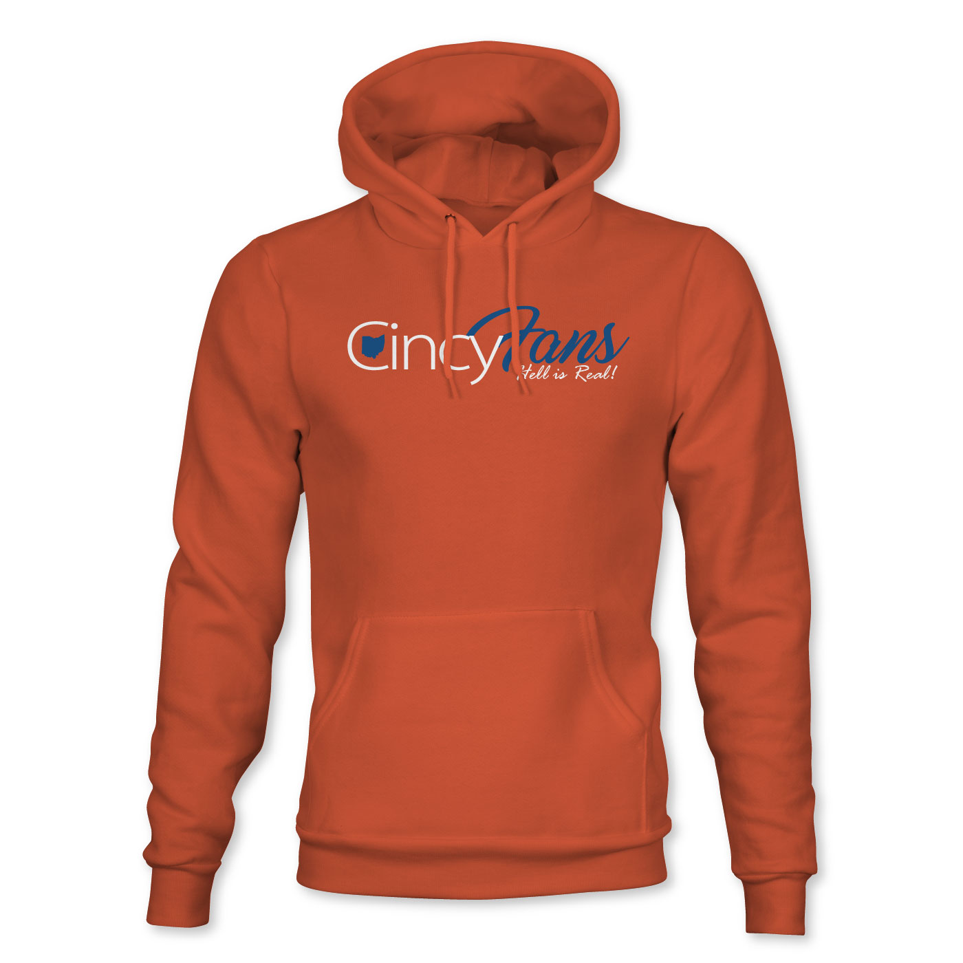 Cincy Fans Hoodie Orange
