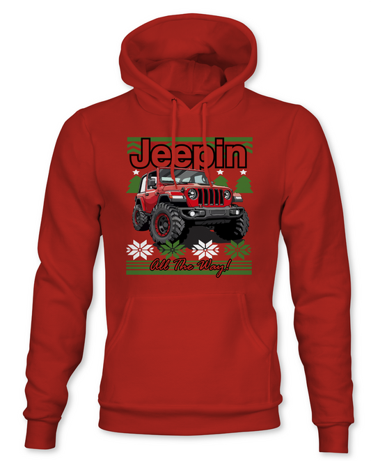 Ugly Christmas Jeep Sweatshirt